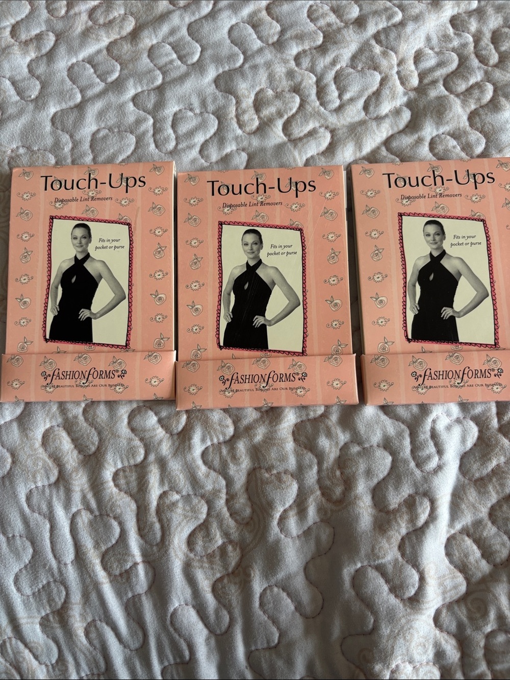 Touch-Ups Disposable Lint Removers - 3 packages of 10 lint removers